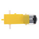 DC 3V-6V Dual Axis Gear Motor TT Motor for Smart Chassis Car Robot Speed Down Motor