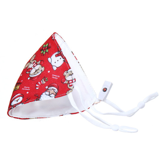 Rhombic Christmas LED Mask LED Colorful Light Mask Stage Bugee USB Charing EL Cold Light Mask