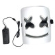DJ Marshmallo LED Mask Luminous Helmet DIY Bar Music Party Masks Cosplay Props - Orange