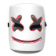 DJ Marshmallo LED Mask Luminous Helmet DIY Bar Music Party Masks Cosplay Props - Orange