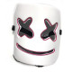 DJ Marshmallo LED Mask Luminous Helmet DIY Bar Music Party Masks Cosplay Props - Orange