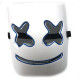 DJ Marshmallo LED Mask Luminous Helmet DIY Bar Music Party Masks Cosplay Props - Orange