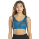 Tie Dye Embrace Thick Strap Sports Bra – Indigo