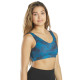 Tie Dye Embrace Thick Strap Sports Bra – Indigo