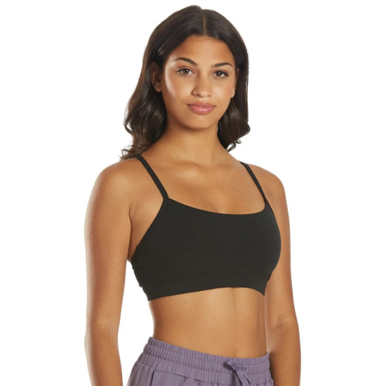Delight Solid Racer Back Sports Bra - Oatmeal