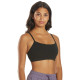 Delight Solid Racer Back Sports Bra - Oatmeal