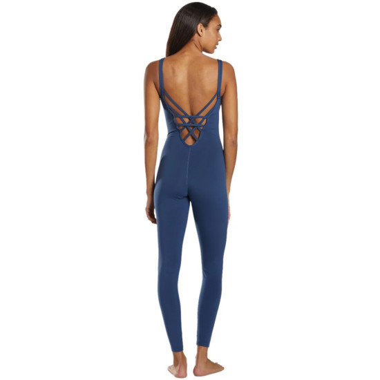 Strappy Back Long Leotard 28" – True Navy