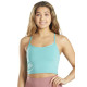 Solid Crop Tank – Agate Green
