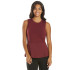 Blossom Solid Peplum Layering Muscle Tank – Zinfandel