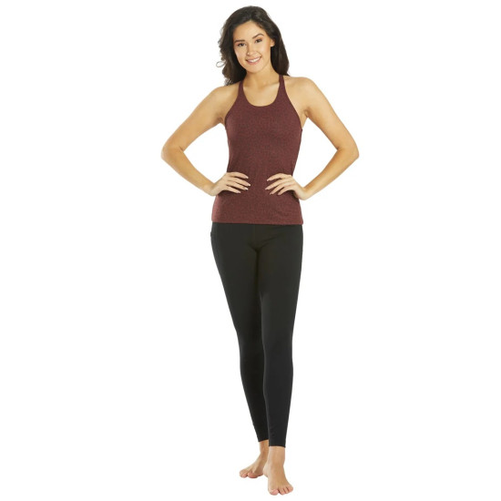 Elevated Cheetah Support Tank – Burgundy Cheetah