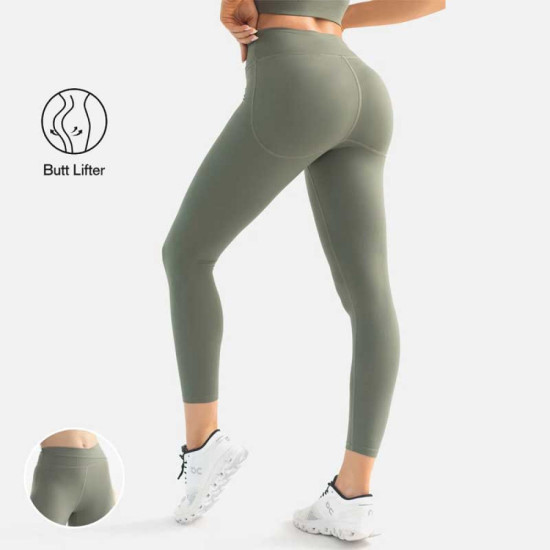 HyperBoost™ Padded Cross Waistband Leggings