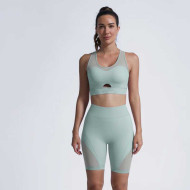 Padded Core Compression Mesh Paneled Short