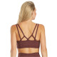 Wholesome Cheetah Sports Bra - Burgundy Cheetah