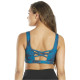Tie Dye Embrace Thick Strap Sports Bra – Indigo