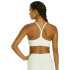 Delight Solid Racer Back Sports Bra - Oatmeal