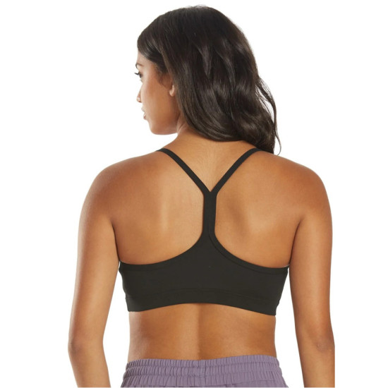 Delight Solid Racer Back Sports Bra - Oatmeal