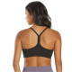 Delight Solid Racer Back Sports Bra - Oatmeal