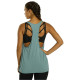 Motion Solid Racer Back Layering Tank – Basalt