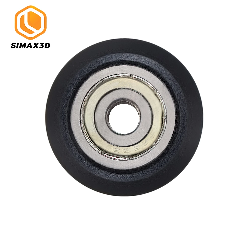 SIMAX3D® Black/White Plastic CNC Openbuilds Wheel with Bearing Idler Pulley Gear Perlin Wheel for 3D Printer
