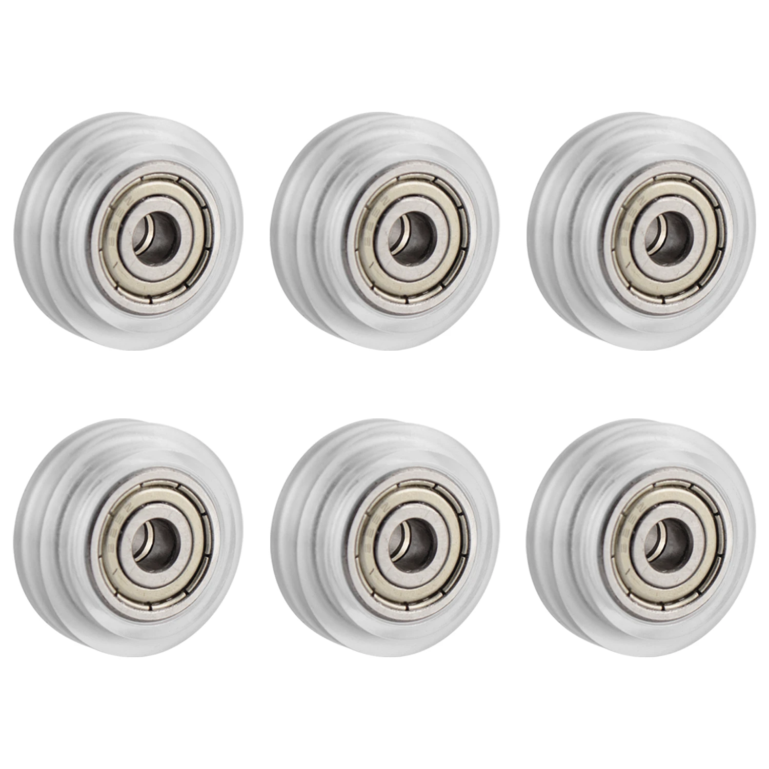 SIMAX3D® Black/White Plastic CNC Openbuilds Wheel with Bearing Idler Pulley Gear Perlin Wheel for 3D Printer