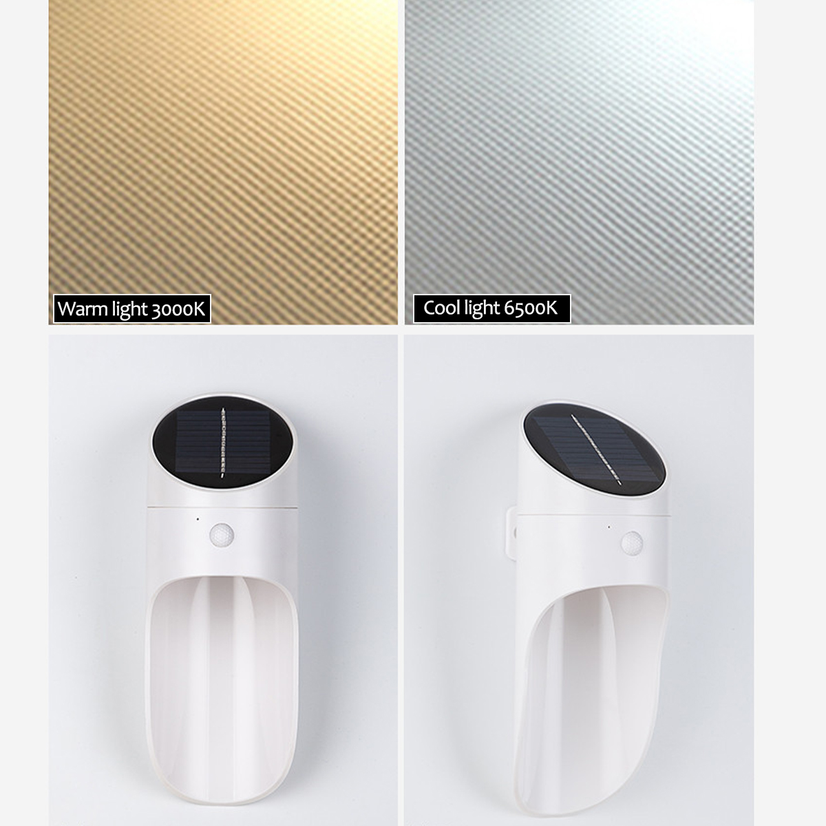 Bakeey Human Body Induction LED Solar Charging Indoor Outdoor Wall Lamps