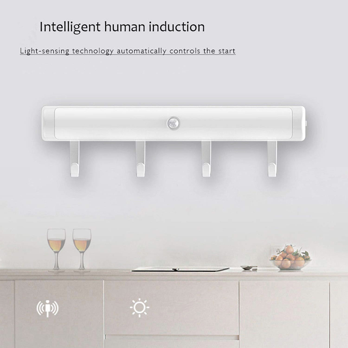 Bakeey Intelligent Human Induction 12 LED USB Charging Night Light Lamp