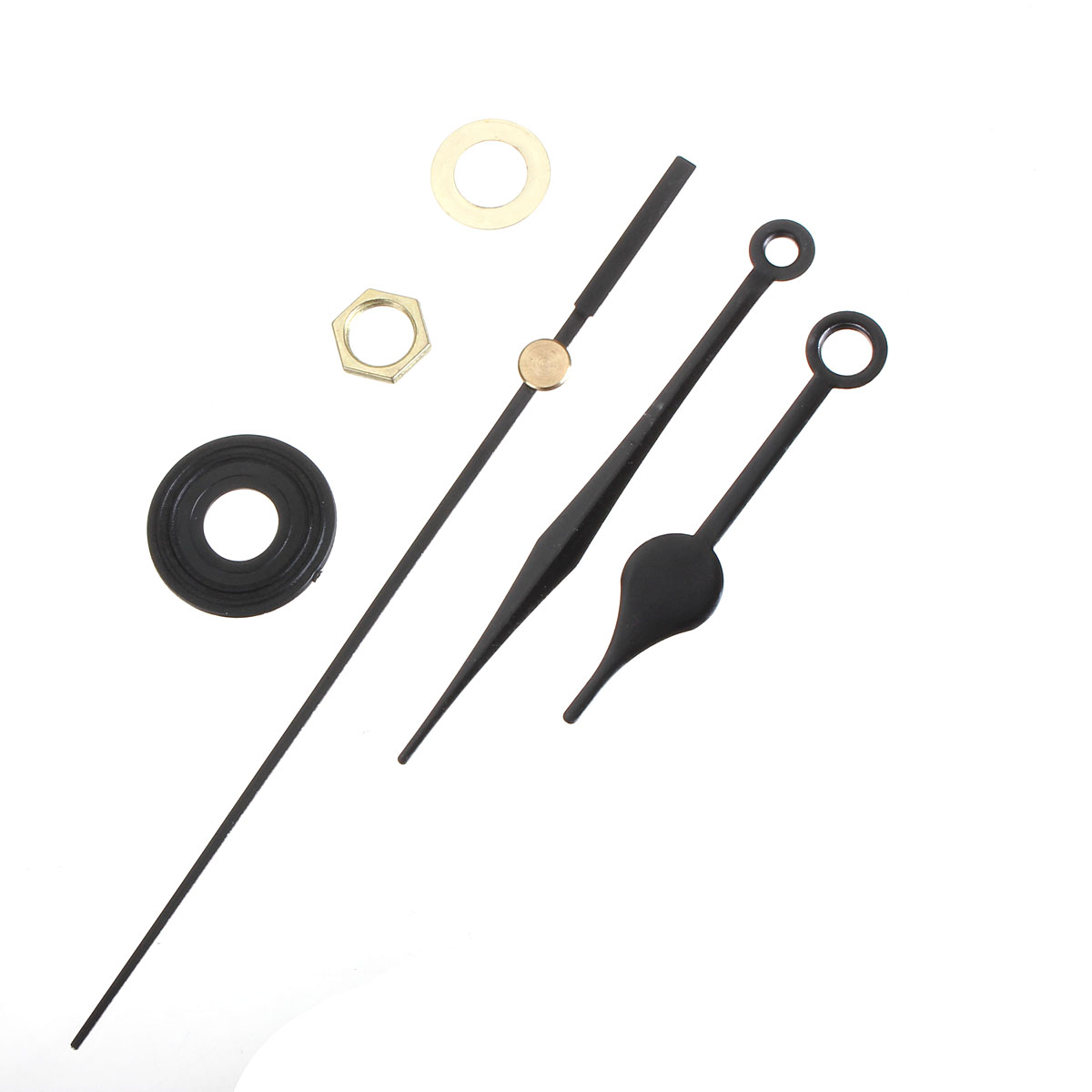 Black Hands DIY Quartz Clock Silent Movement Kit