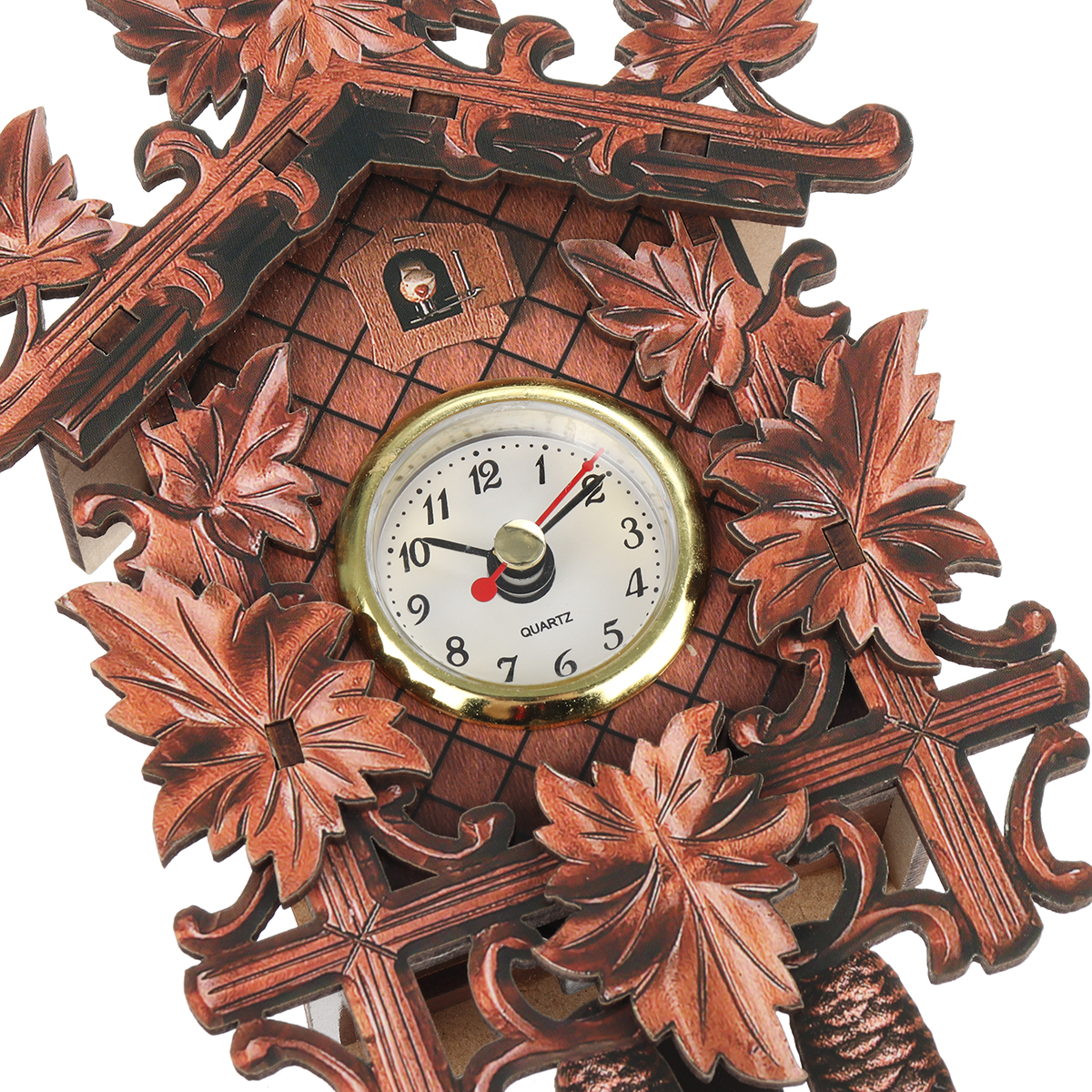 Wall Clocks Cuckoo Pendulum Watch Art Craft Home Decoration Hanging Wood Watches