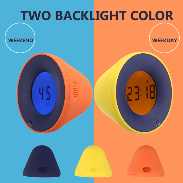 Multifuntional Digital Magic Sway Snooze Alarm Clock Thermometer ℃/℉ Hygrometer Date Two Backlight Colors Display Decor Gift Multifuntional Digital Magic Sway Snooze Alarm Clock Thermometer ℃/℉ Hygrometer Date Two Backlight Colors Display Decor Gift