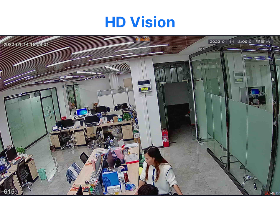 Hiseeu 4Pcs POE H.265+ Security IP Cameras 8CH 5MP NVR Camera System Support Audio Night Vision 10m IP66 Waterproof Onvif