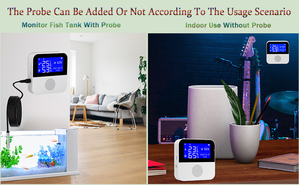Tuya WiFi Temperature Humidity Sensor With LCD Display Smart Life Remote Monitor Indoor Thermometer Hygrometer Via Google Alexa