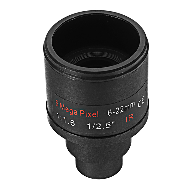 5MP F14 Mount HD 6-22mm 1/2.5 IR F2.2 CCTV Camera Lens Manual Zoom for Security Camera 5MP F14 Mount HD 6-22mm 1/2.5 IR F2.2 CCTV Camera Lens Manual Zoom for Security Camera