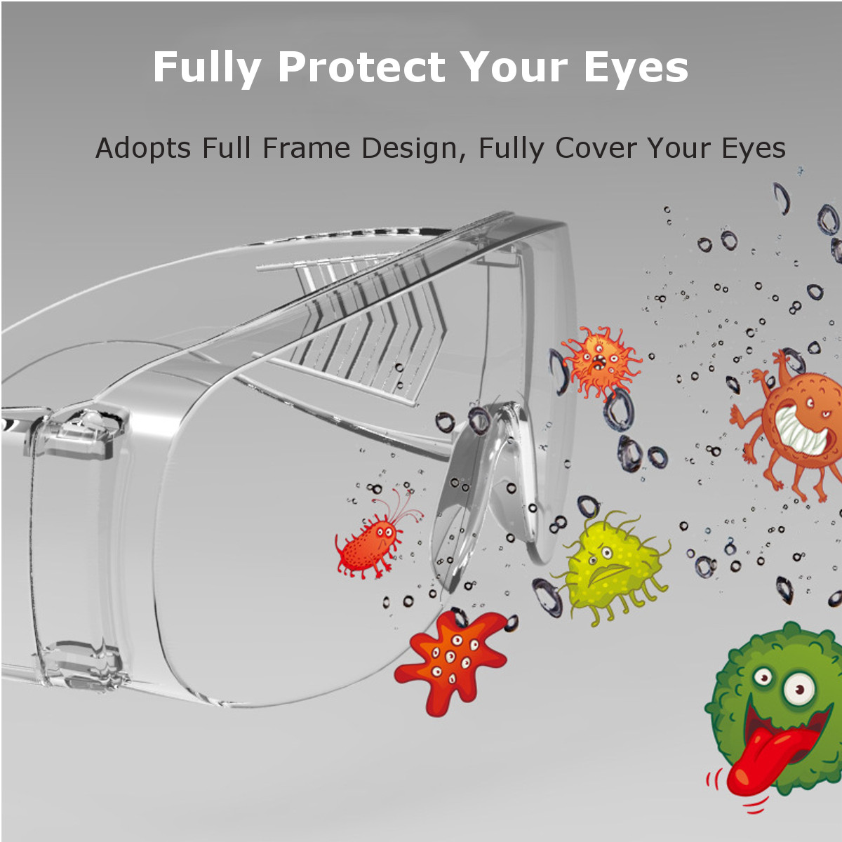 Children Adult Safety Goggles Anti Fog Dust Splash-proof Glasses Work Eye Protection