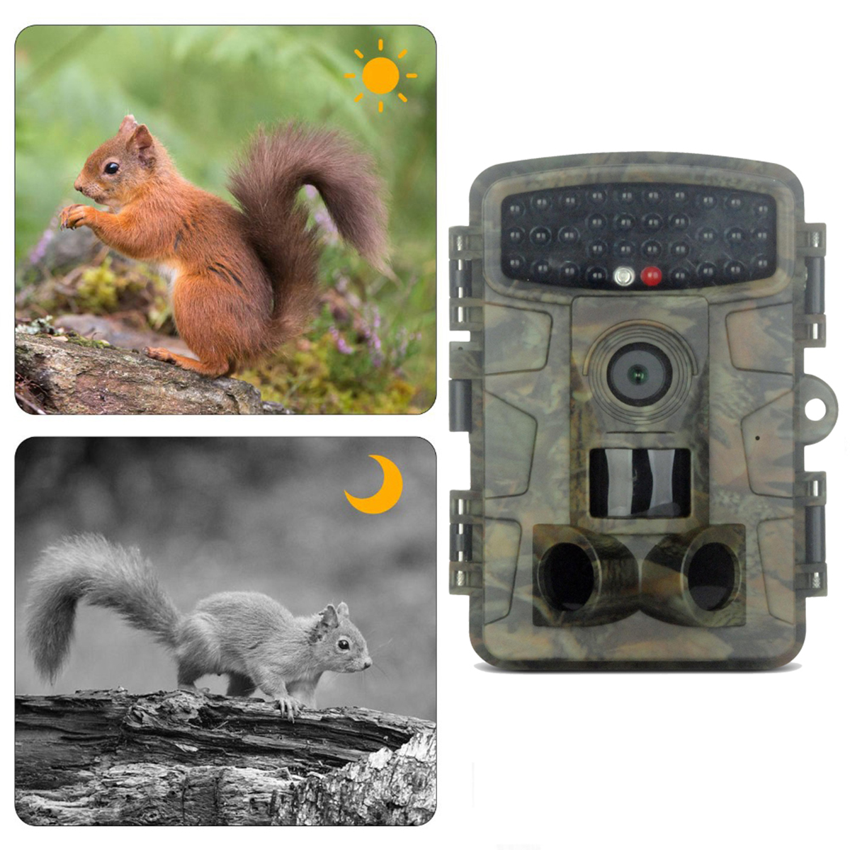 Suntek DL023 20MP HD 1080P 0.2s Trigger Time Waterproof IP65 IR Night Vision Hunting Camera Trail Camera Outdoor Wildlife Monitoring Home Security Surveillance