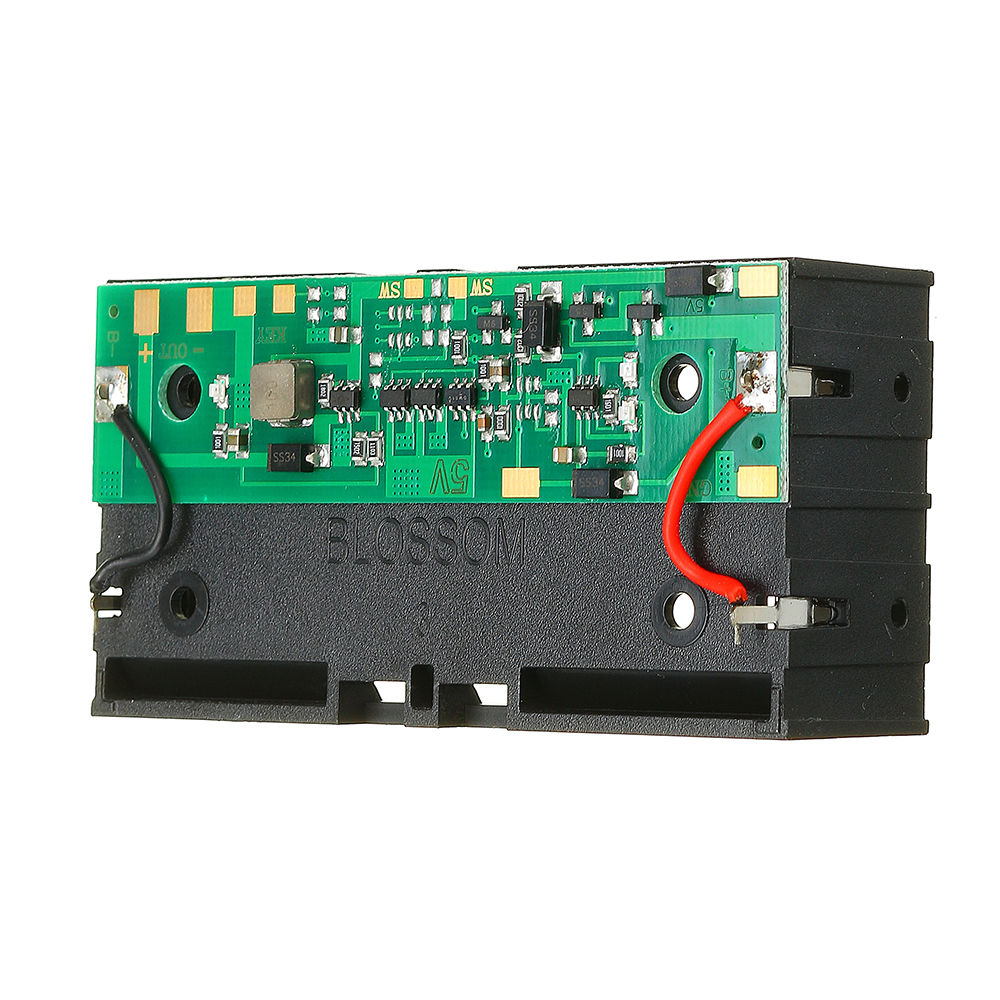 3pcs 5V 2*18650 Lithium Battery Charging UPS Uninterrupted Protection Integrated Board Boost Module With Battery Holder