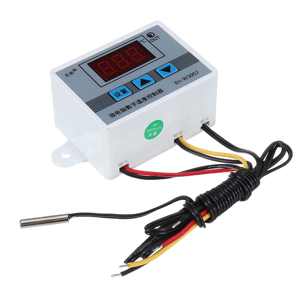 XH-W3002 Micro Digital Thermostat High Precision Temperature Control Switch Heating and Cooling Accuracy 0.1