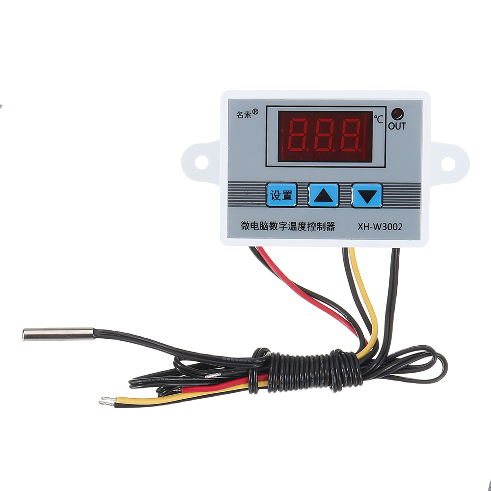 XH-W3002 Micro Digital Thermostat High Precision Temperature Control Switch Heating and Cooling Accuracy 0.1