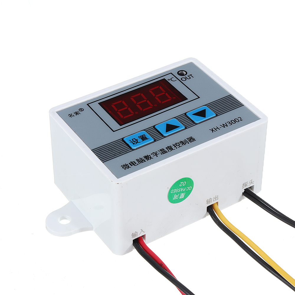 XH-W3002 Micro Digital Thermostat High Precision Temperature Control Switch Heating and Cooling Accuracy 0.1