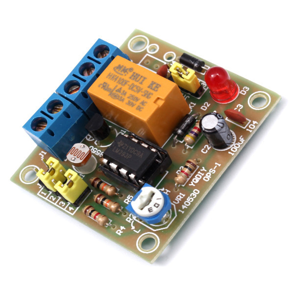 3Pcs DIY Light Operated Switch Kit Light Control Switch Module Board With Photosensitive DC 5-6V 3Pcs DIY Light Operated Switch Kit Light Control Switch Module Board With Photosensitive DC 5-6V