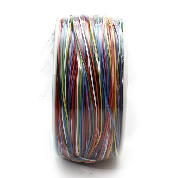 200m 0.55mm 8 Color Circuit Board Single-Core Tinned Copper Wire Jumper Cable Dupont Wire