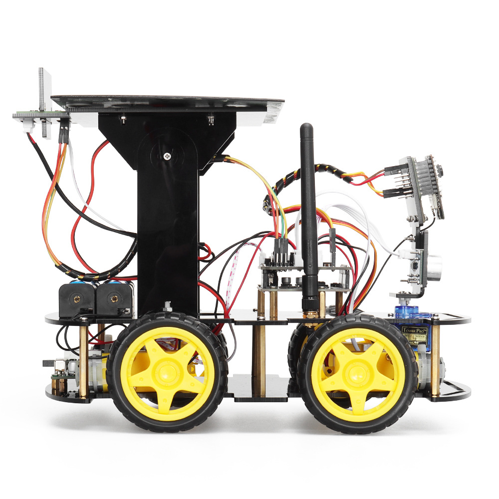 Solar ESP32-32 Camera Programming Education Robot Car IoT Ultrasonic Intelligent Programming Robot